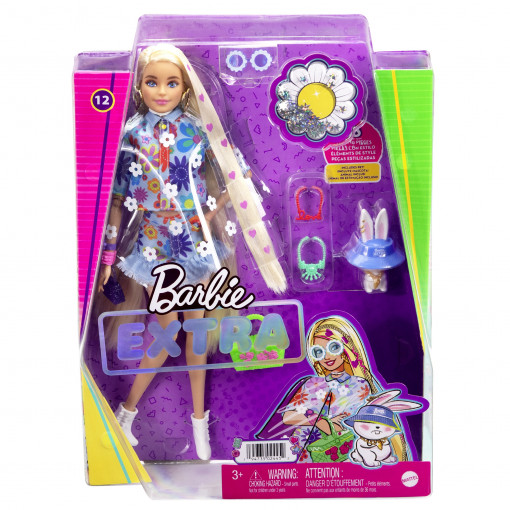 Papusa Barbie Extra Style - Flower Power