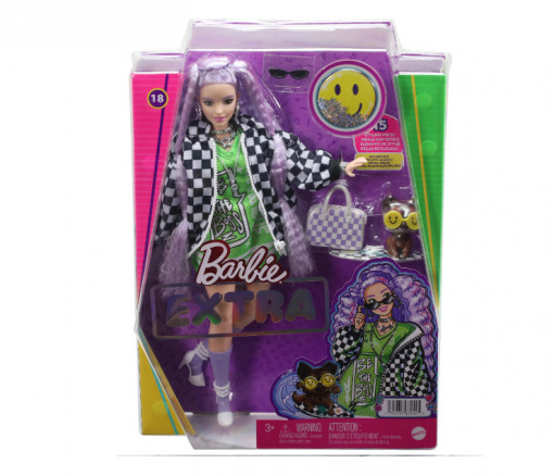 Papusa Barbie Extra - Tinuta epica: Jacheta oversized