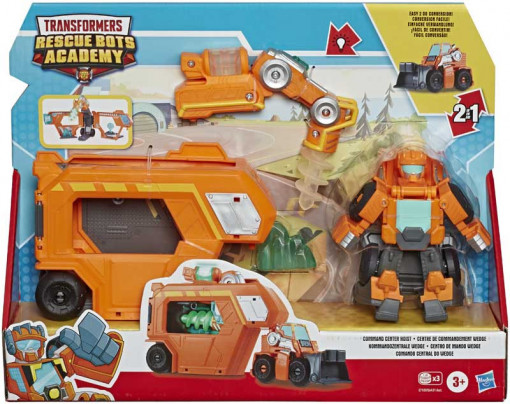 Set 2 figurine Transformers Rescue Bots Academy, Portocaliu, 10 cm, 3 ani+