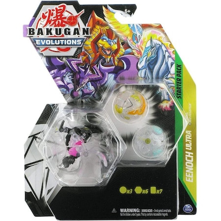 Set 3 figurine Bakugan Evolutions Starter Pack, Eenoch, 7 cm