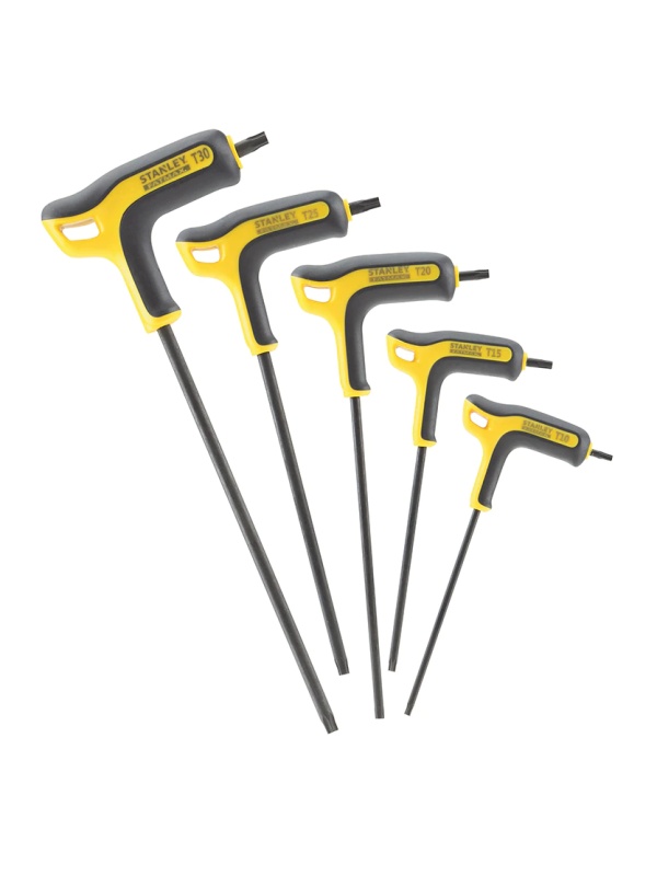 Stanley FMHT0-69048 Set 5 chei torx cu maner P: T10 15 20 25 30