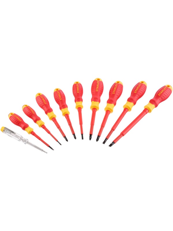 Stanley STHT60032-0 Set Surubelnite izolate VDE 2xPZ, 2xPH, 5xSL, tester