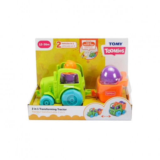 Tractoras 2 in 1 Tomy Toomies, Multicolor, 1 an+