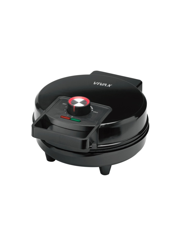 Aparat de facut vaffle / gofre Vivax WM-1200TB, 900W, 5 forme, Termostat, Indicator luminos, Invelis antiaderent, Protectie supraincalzire, Negru
