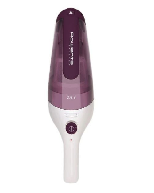 Aspirator de mana Rowenta Extenso Dry AC232001, 3.6 V, Alb/Visiniu