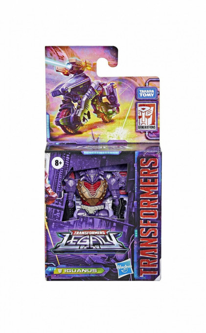 Figurina Hasbro Transformers - Iguanus, Mov, 10 cm, 8 ani+