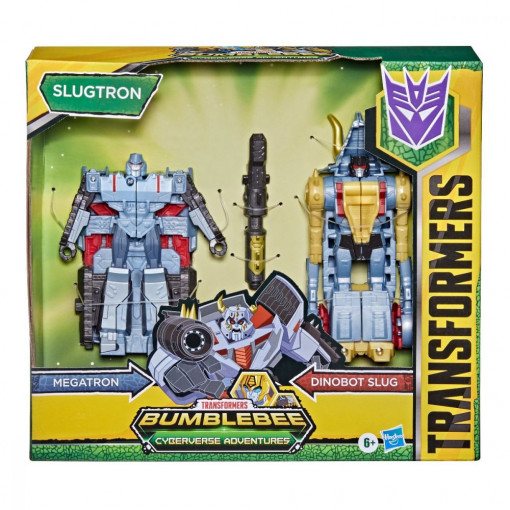 Figurina Transformers, Cyberverse Roll And Combine, Megatron, Dinobot Slug