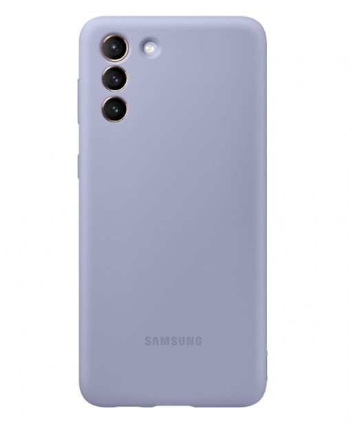 Husa de protectie Samsung Silicone Cover pentru Galaxy S21 Plus, Violet