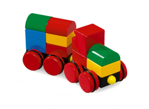 Jucarie din lemn Brio - Tren Magnetic