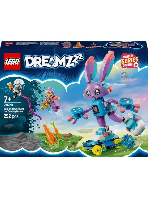 LEGO® DREAMZzz - Izzie si iepurasul de gaming Bunchurro 71490, 252