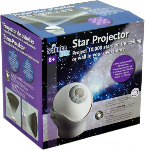 Proiector stele Science Tech, Focus ajustabil, Alb