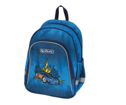Rucsac scolar Herlitz Race Car, clasa 0, 34 x 25 x 12 cm