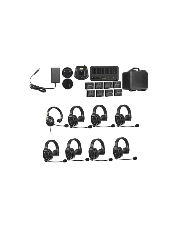 Solutie intercom completa Saramonic WiTalk WT8S8xbat, 8 pers, Full-Duplex 1.9GHz, single-ear