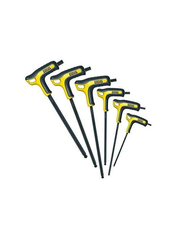 Stanley FMHT0-69049 Set 6 chei imbus cu cap sferic si maner P: 3, 4, 5, 6, 7, si 8 mm
