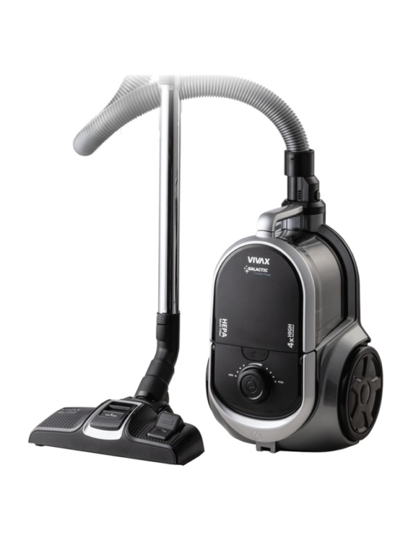 Aspirator fara sac Vivax VCC-8004AB, 800W, filtru HEPA 12, Negru