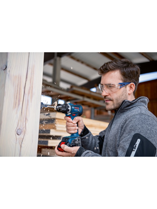 Bosch GSR 18V-90C Masina de gaurit si insurubat 18V, 64Nm + 2xacumulatori GBA 5Ah + incarcator GAL 18V-40 + L-Boxx