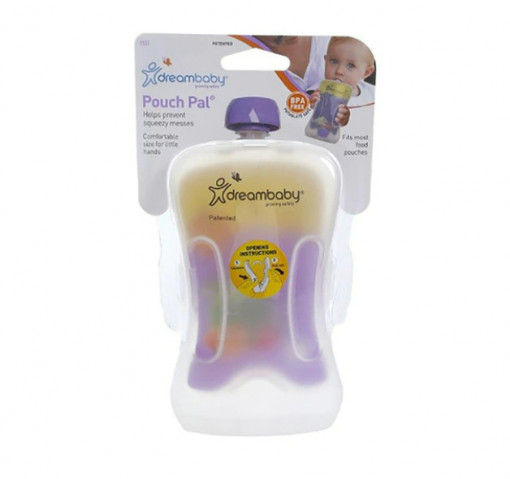Cutie de protectie pentru pungutele cu piureuri/sucuri, Dreambaby, Transparent
