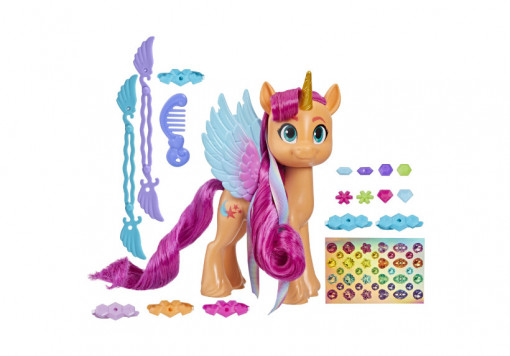 Figurina My Little Pony, Ribbon Hairstyles, Sunny Starscout, 15 cm