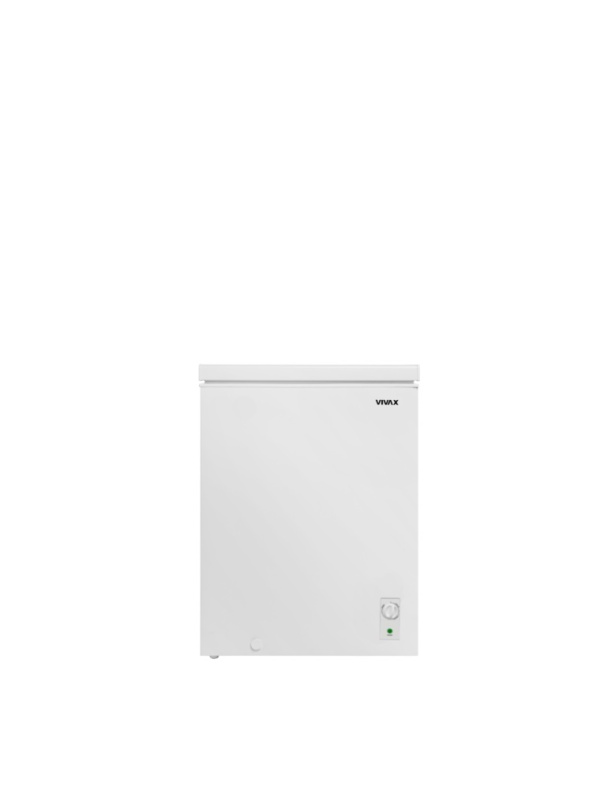 Lada frigorifica VIVAX CFR-143, Capacitate 143L, Clasa E, Conditii extreme -24 grade Celsius, Sistem convertibil - Functie frigider, Termostat reglabil, Cos metalic, H 85cm Alb