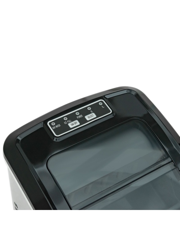 Vivax IM-122T — panou de control cu indicatori LOW WATER, ICE FULL, POWER, selecție S/L