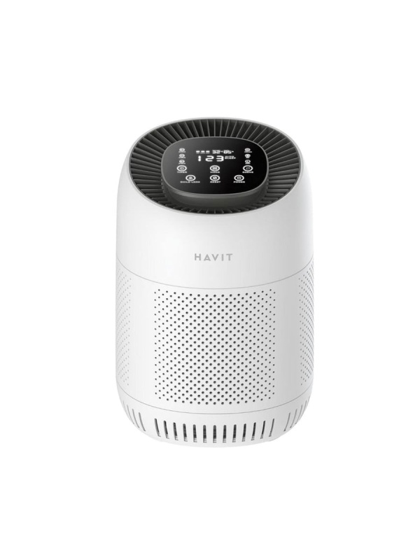 Purificator de aer HAVIT HAP102, 3 trepte de viteza, filtru HEPA, Alb