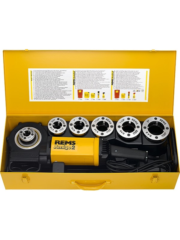 REMS Clupa electrica de filetat Amigo 2 set 1/2-2" 540020