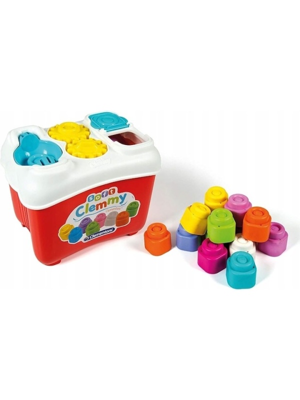 Set 16 elemente constructie, Clementoni, Multicolor