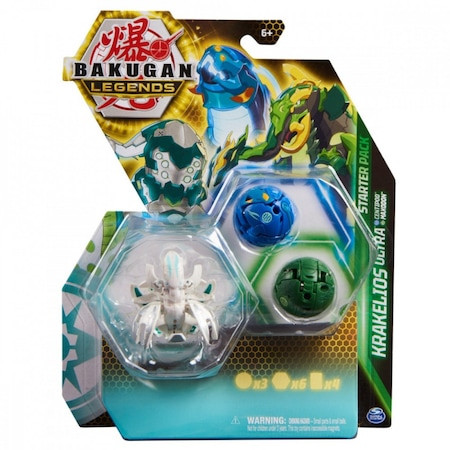 Set 3 Figurine Bakugan Legends Starter Pack - Krakelios Ultra, Centipod si Maxodon