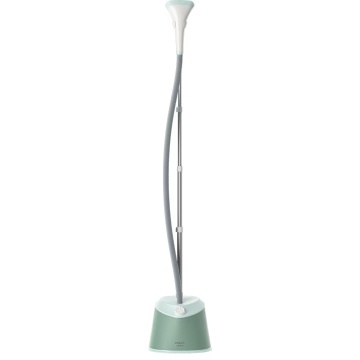 Aparat de calcat vertical cu picior Philips STE1010/70, picior ajustabil pe inaltime, putere 1600W (240V), 2 setari pentru abur, debit abur 35g/min, manusa, capacitate rezervor 1.8L, verde