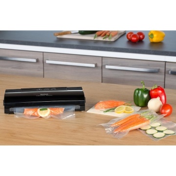 Aparat de vidat Tefal VacuPack Classic VT254070, 110 W, functie de sigilare si vidare automata, 2 programe, negru - Img 4