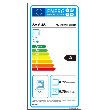 Aragaz Samus SM568VME White - Img 2