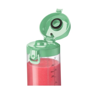 Blender portabil Nutribullet NBP003LG, capacitate 475 ml, 15 utilizari per incarcare, USB-C, verde - Img 3