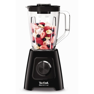 Blender Tefal BlendForce 2 BL420838, 600 W, 2 viteze, Cutit cu 4 lame, Functie de maruntire gheata, Negru - Img 9