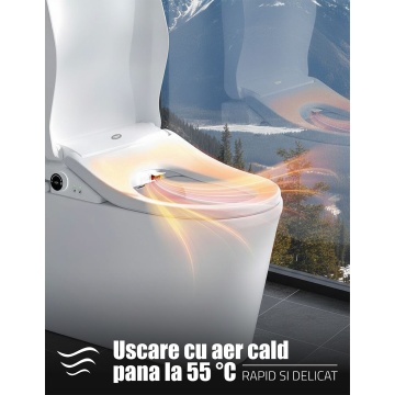 Capac wc smart Limpio WSB-1050RC electric cu functie bideu si telecomanda - Img 9