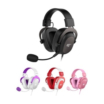 Casti gaming HAVIT H2002D cu fir, jack 3,5 mm, microfon omnidirecțional, Negru - Img 5