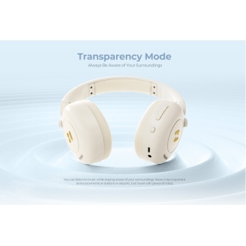 Casti wireless HAVIT H655BT PRO, Bluetooth 5.3, Bej - Img 9