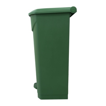 Cos de gunoi cu pedala de clasificare Limpio B2-010C-V, 68 L, 48 x 43 x 65.5 cm, Plastic, Verde - Img 4
