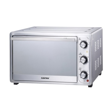 Cuptor electric Albatros A45CRX2, 45 L, 1800 W, Rotisor, Convectie, Termostat 90-230°C, Timer 60 min, Inox