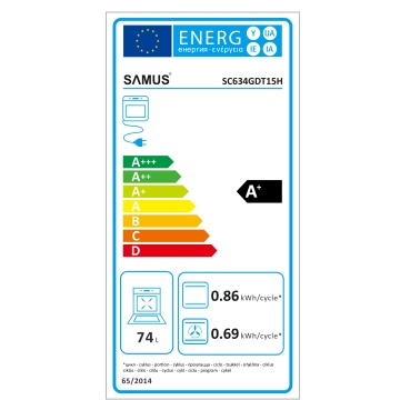 Cuptor incorporabil Samus SC634GDT15H - Img 17