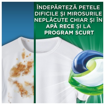 Detergent de rufe capsule Ariel Allin1 PODS Mountain Spring, 140 Spalari - Img 3