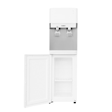 Dozator de apa de podea cu compresor Samus WDST-252CWS, Incarcare superioara, Apa calda si rece, Rezervoare inox, Siguranta copii, Alb/Argintiu - Img 5