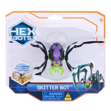 Figurina Skitter Bot Hex Bots – paianjen robotizat negru - Img 8
