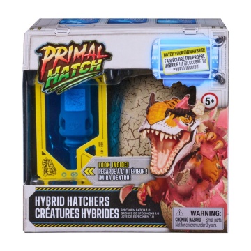 Figurină surpriză Primal Hatch Spin Master - Hybrid Hatchers Dinozaur 4 ANI+