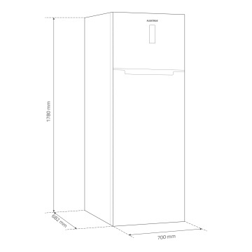 Frigider Albatros FA58NFXE - Img 3