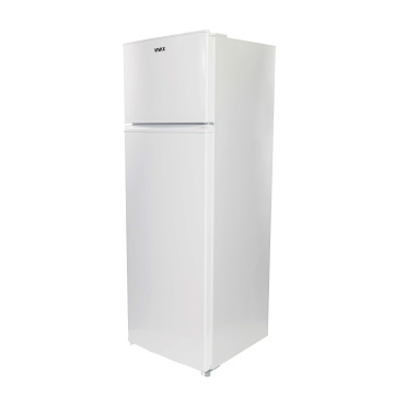 Frigider cu doua usi VIVAX DD-235E W, 235L, Clasa E, Termostat reglabil, Iluminare LED, Usi reversibile, Suprafata painted metal, 4 Rafturi de Sticla securizata, H 160 cm, Alb - Img 3