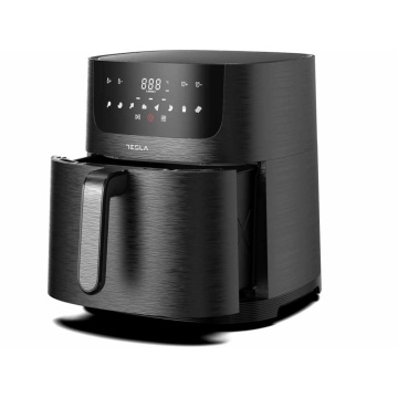 Friteuza aer cald Tesla AF800B, 8 L, 1800WPanou digital, 8 programe, Negru