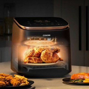 Friteuza cu Aer Cald Cosori Turbo Blaze Chef Edition Single 6L 1725W Negru-Auriu Roz - Img 5