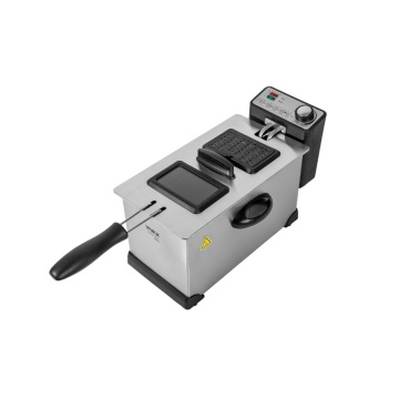 Friteuza cu ulei, VIVAX DF-2003SS, capacitate 3 l, putere 2000 W, Inox, Argintiu