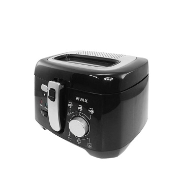 Friteuza Vivax DF-1800B, Putere 1800W, Capacitate 2, 5 Kg, termostat variabil, maner multifunctional, Negru - Img 4