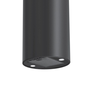 Hota decorativa Tornado WALL TUBE 860 (30) LED, 1 motor, 3 viteze, absorbtie 860m3/ora, filtru anti-grasimi aluminiu 5 straturi, Negru - Img 2